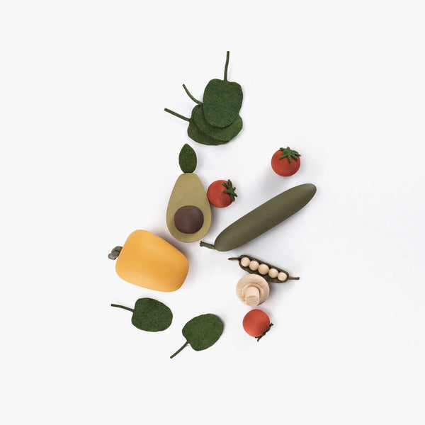 Wooden Salad Toy Set