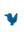 ferm LIVING Anton Bird Haken Blue aus 100 % Espenholz