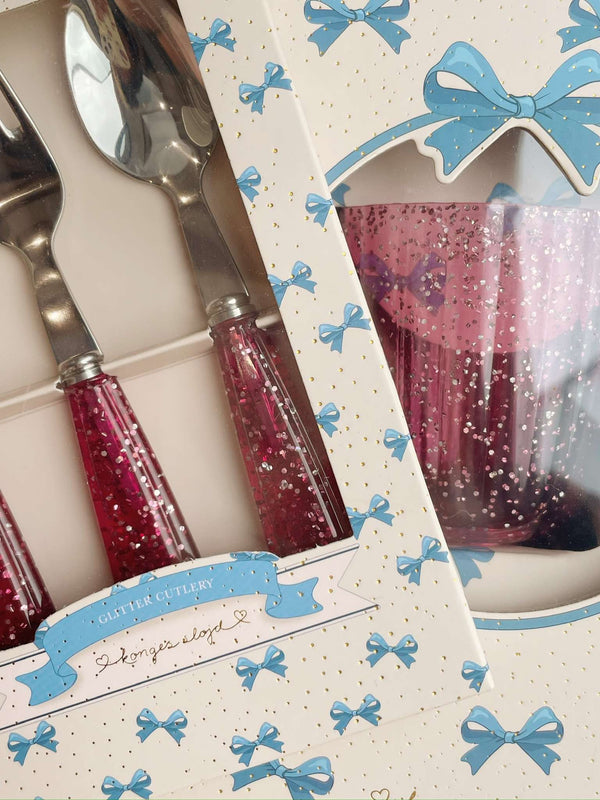 Konges Sløjd Glitzer-Besteck Sparkling Sangria im Set