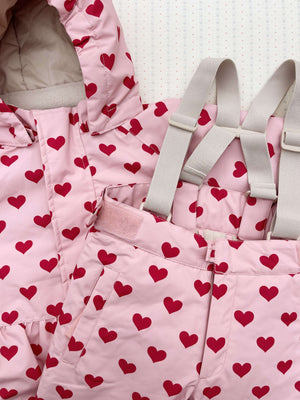 Konges Sløjd Mismou Winterjacke Amour Pink – YKK-Reissverschluss vorne