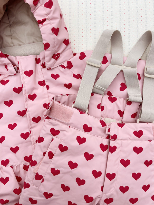 Mismou Ruffle Winter Jacket Amour Pink