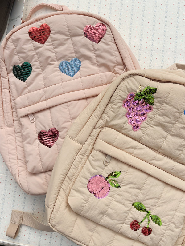 Juno sequin backpack Midi Fruit Frappé