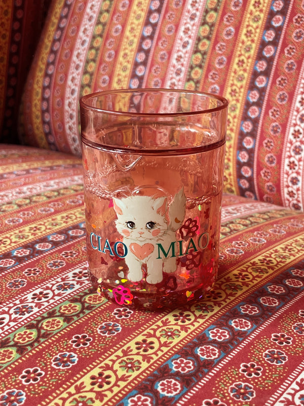 2-Pack Glitter Drinking Cups Ciao Miao