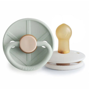 FRIGG Little Viking Latex-Nuggi Sage/Cream im 2er-Pack