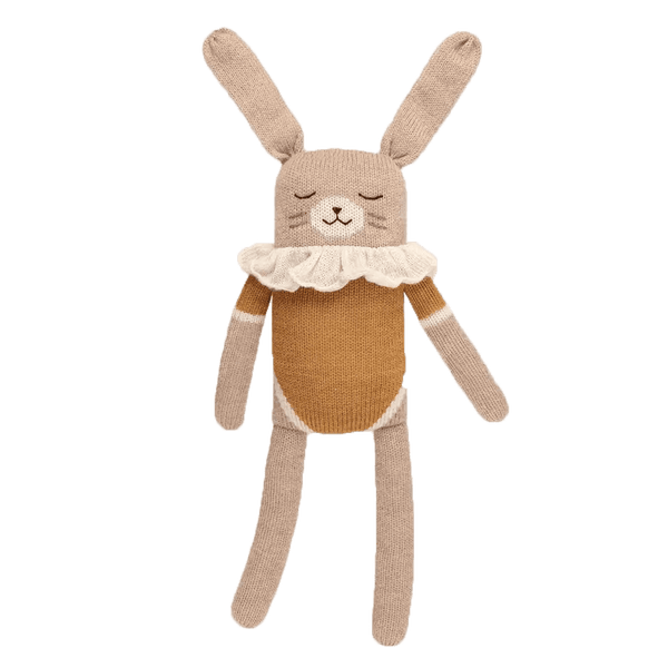 Large Bunny Ocher Bodysuit