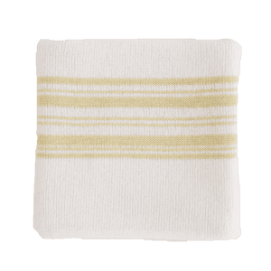 Hvid Babydecke Gilbert Light Yellow für Babys