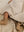 Hvid Booties Sand – Babyschuhe aus Wolle, Detailansicht