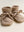 Hvid Booties Sand – handgestrickte Babyschuhe aus Wolle, Paar