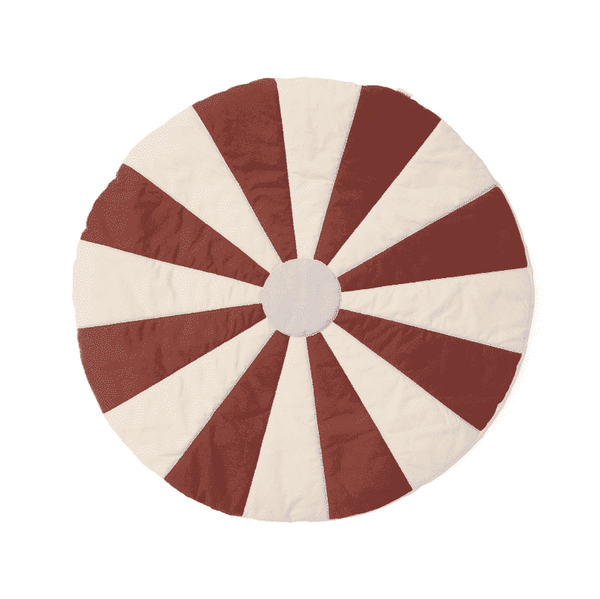 Kids Concept Spielmatte Zirkus in Rot, gepolstert