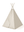 Tipi-Zelt Streifen Beige von Kids Concept mit geöffnetem Eingang