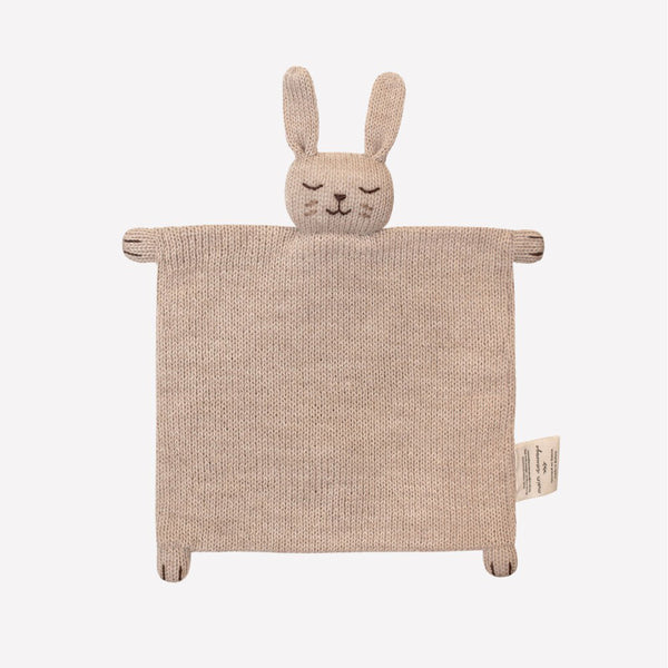 Couverture câline tricotée Bunny Sand