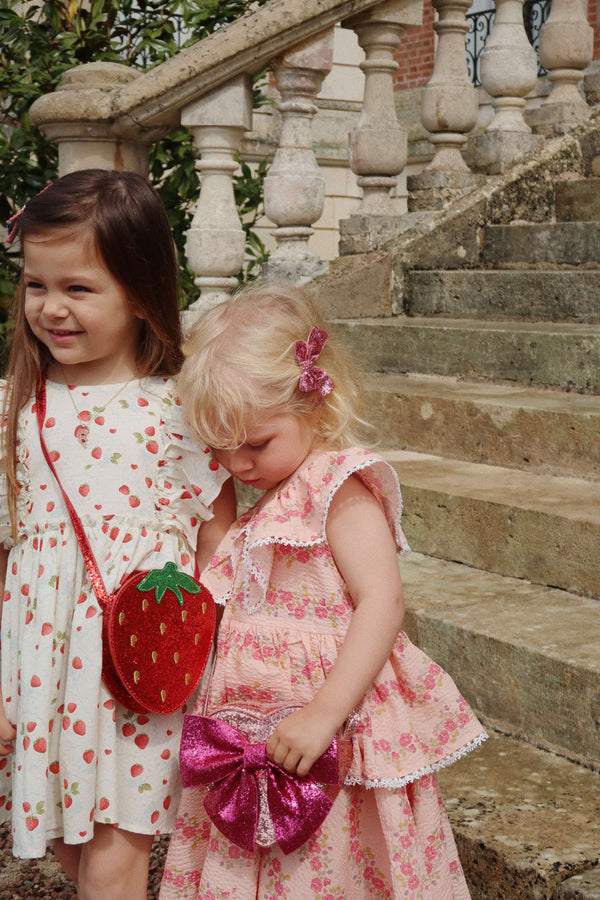 Bella Rüschen-Kleid Floria Pink von Konges Sløjd aus der aktuellen Kollektion
