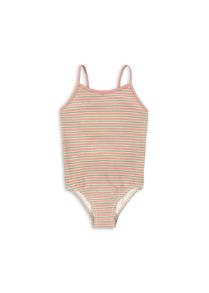 Konges Sløjd Bowwow Badekleid in Blush Stripe