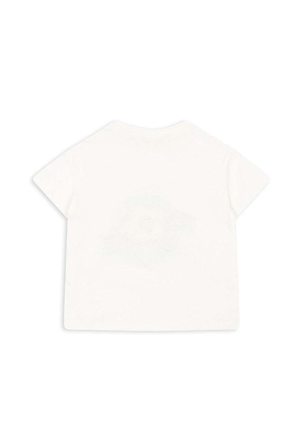 Fussball-Print des Era T-Shirt Kick it von Konges Sløjd im Detail