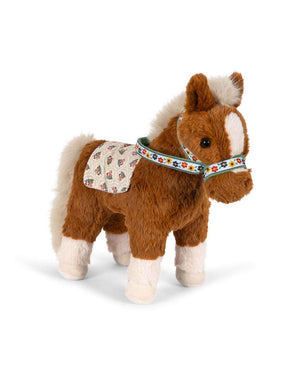 Konges Sløjd Fiona Pferd Kuschelpony mit Sattel und Zaumzeug