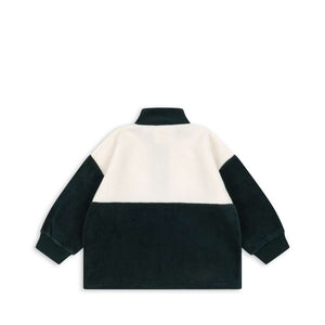 Konges Sløjd Sweatshirt Tavi Scarab im sportlichen Half-Zip-Stil