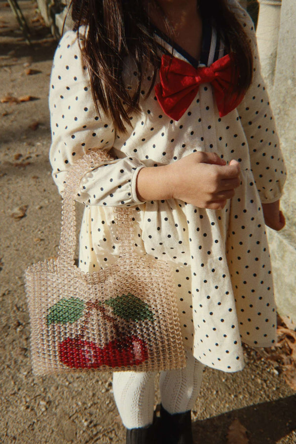 Handtasche Perla Cherry von Konges Sløjd in Kindergrösse