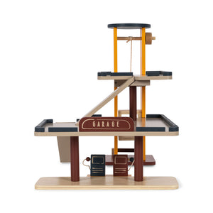 Konges Sløjd Spielgarage aus Holz mit Spielzeugautos