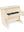 Tastatur des Konges Sløjd Holz-Pianos Teddy Bear