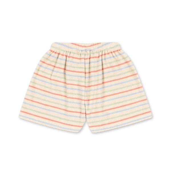 Konges Sløjd Frottee-Shorts Confetti Stripe – Rückansicht