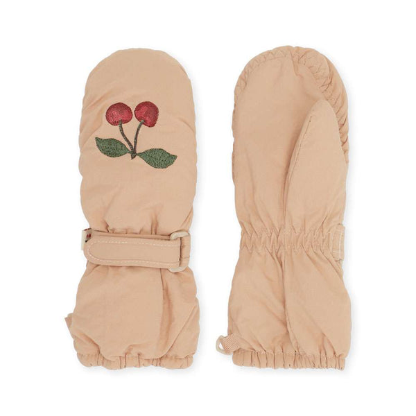 Konges Sløjd Juno Fäustlinge Tuscany Rose mit Polyester-Fleece-Futter