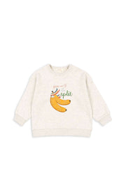 Loupy Lou Sweatshirt Off-White Melange
