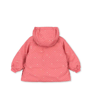 Mismou Rüschen-Winterjacke von Konges Sløjd mit anpassbarer Taille und Innen-Hosenträgern