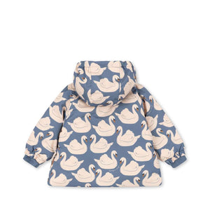 Rüschen-Winterjacke Mismou Swan von Konges Sløjd mit Haken für Handschuhe, OEKO-TEX 100