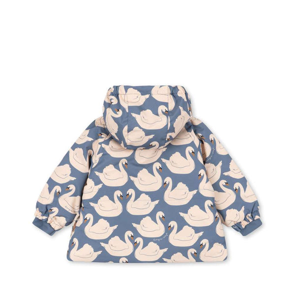 Rüschen-Winterjacke Mismou Swan von Konges Sløjd mit Haken für Handschuhe, OEKO-TEX 100
