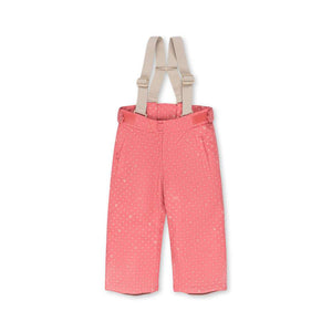 Konges Sløjd Mismou Schneehose Cherry Berry Dot mit verschweissten Nähten