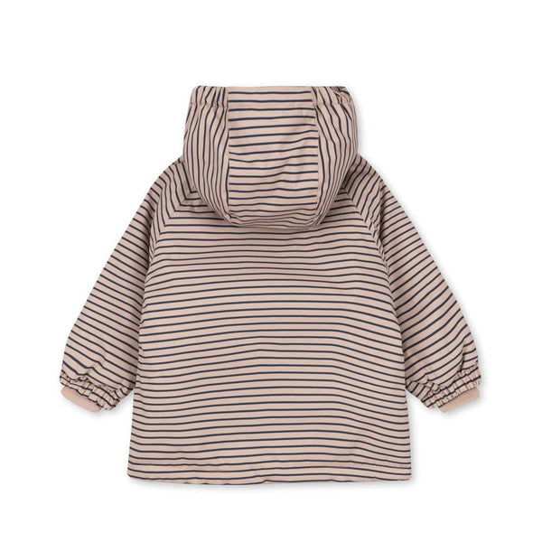 Mismou Winterjacke Stripe La Mer von Konges Sløjd mit Sturmmanschetten und Haken für Handschuhe