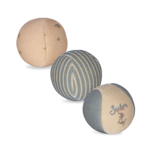 Konges Sløjd 3-Pack Neopren Beachball Lemon für Strand und Pool