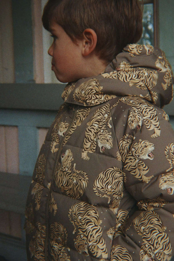 Konges Sløjd Pufferjacke Nuka im Panthera-Print, nach OEKO-TEX Standard 100 geprüft