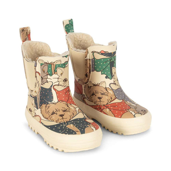 Konges Sløjd Regenstiefel Roi Like Cats and Dogs für Kinder