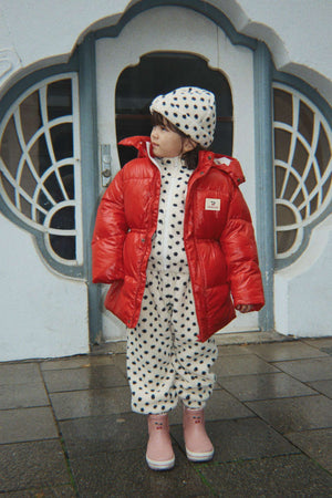 Konges Sløjd Winterjacke Seanna in Scarlet Sage, nach OEKO-TEX Standard 100 geprüft