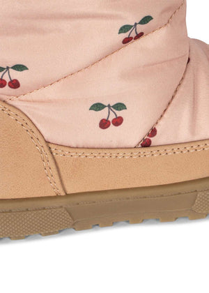 Elastische Schnürung am Storma Winterstiefel Cherry Blush von Konges Sløjd
