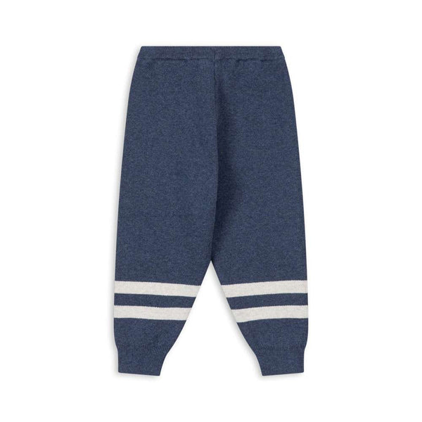 Elastischer Bund der Strickhose Lapis Dark Navy von Konges Sløjd