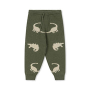 Knitted trousers Lapis Dino Vert