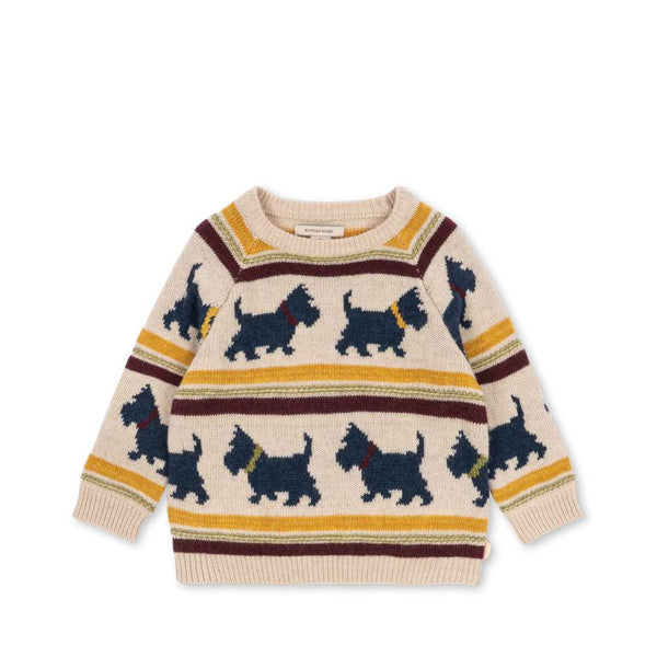 Konges Sløjd Strickpullover Belou Piccolo Scottie