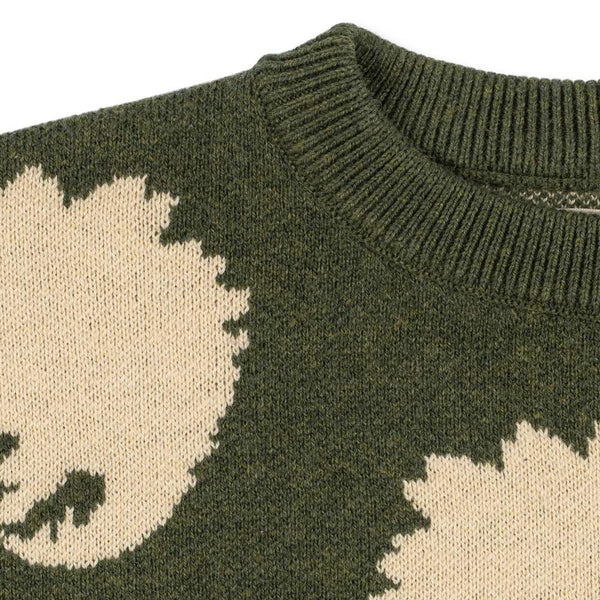 Breite Rippensäume am Lapis Pullover von Konges Sløjd