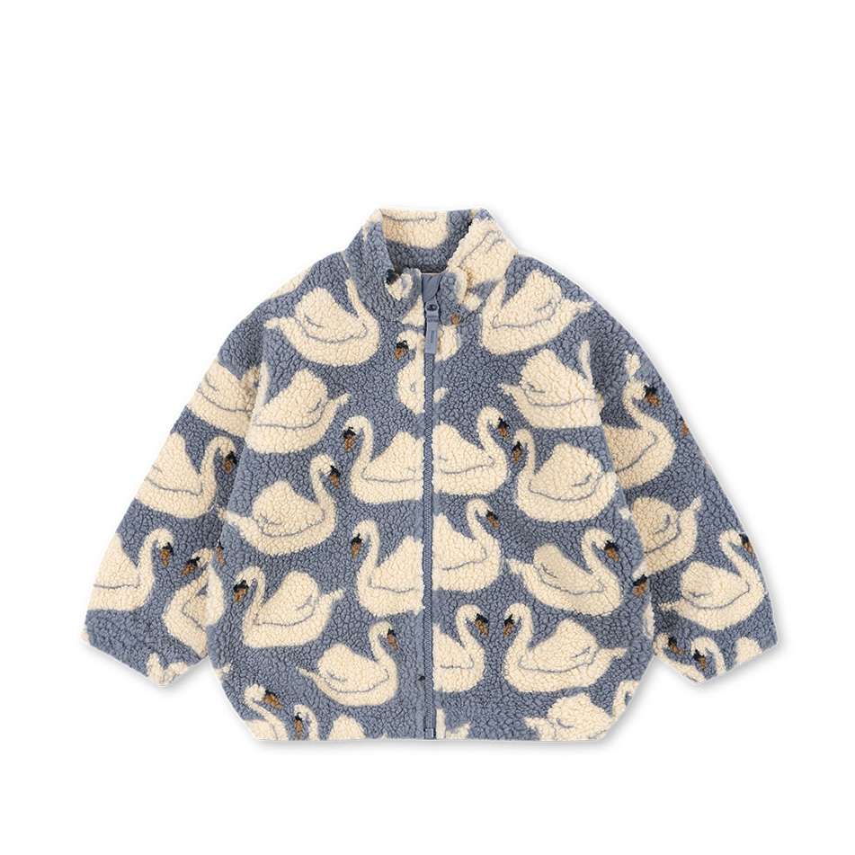 Konges Sløjd Teddyjacke Jody Swan für Kinder – kuschelwarm