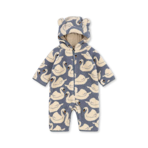 Konges Sløjd Teddyoverall Jody Swan für Babys – kuschelwarm