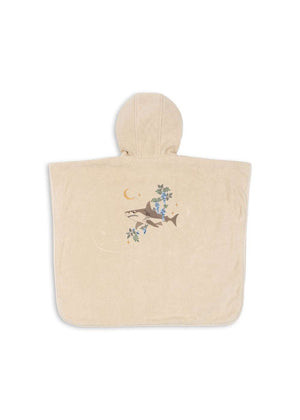 Badeponcho Terry in Summer Sand von Konges Sløjd mit Kapuze