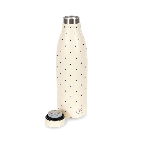 Thermo Trinkflasche Navy Dot von Konges Sløjd – Deckel und Trinköffnung