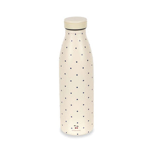 Konges Sløjd Thermo Trinkflasche Navy Dot 500 ml aus Edelstahl