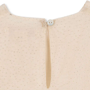 Punktmuster am Konges Sløjd Tüllkleid Fay Bleached Sand
