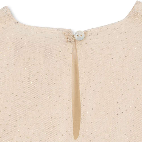 Punktmuster am Konges Sløjd Tüllkleid Fay Bleached Sand