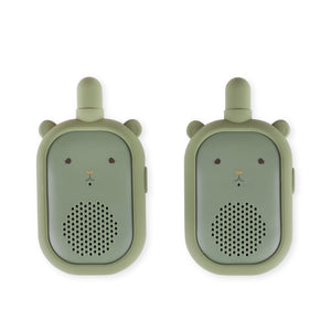 Konges Sløjd Walkie Talkie Bear Olivine für Kinder