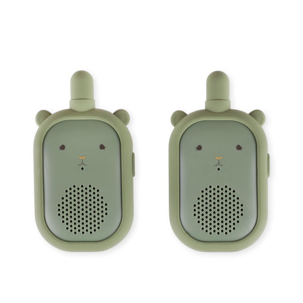 Konges Sløjd Walkie Talkie Bear Olivine für Kinder