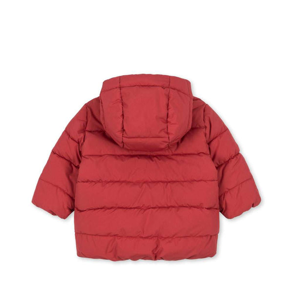 Rückansicht der Konges Sløjd Winterjacke Alpi in Cardinal